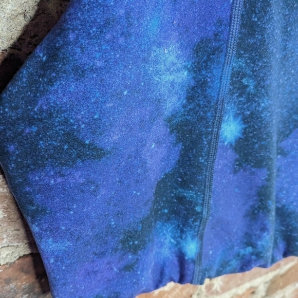 MTA Sport Large Blue &‎ Purple Starry Sky Racerback Sports Bra - Picture 7 of 7